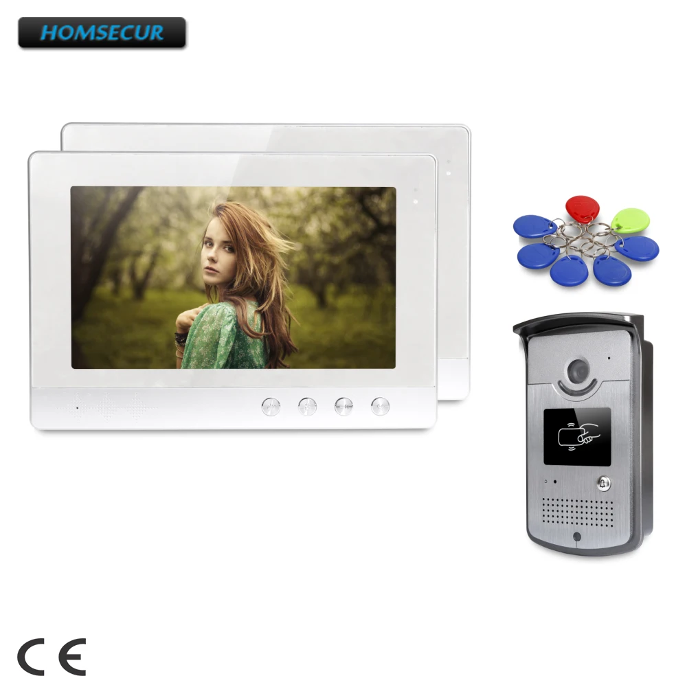 10,1 дюйма Видеодомофон Система с ИК Ночное Видение для дома безопасности: XC001 + XM101-S