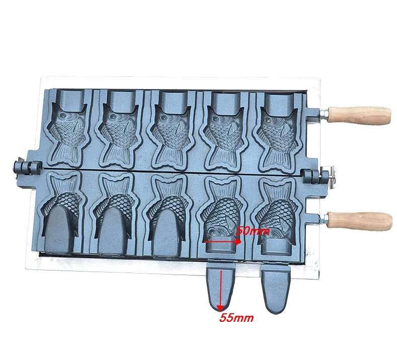 Бесплатная доставка 110 V 220 V коммерческое использование мороженое аппарат Taiyaki рыба изготовитель конусных вафель