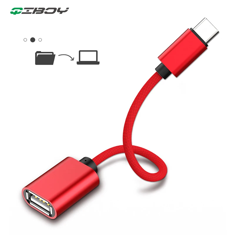 

Mobile Phone Type C USB OTG Adapter For Huawei P30 P20 Pro Xiaomi mi 8 Redmi Note 7 Samsung S10 S9 Connector USB Converter Cable