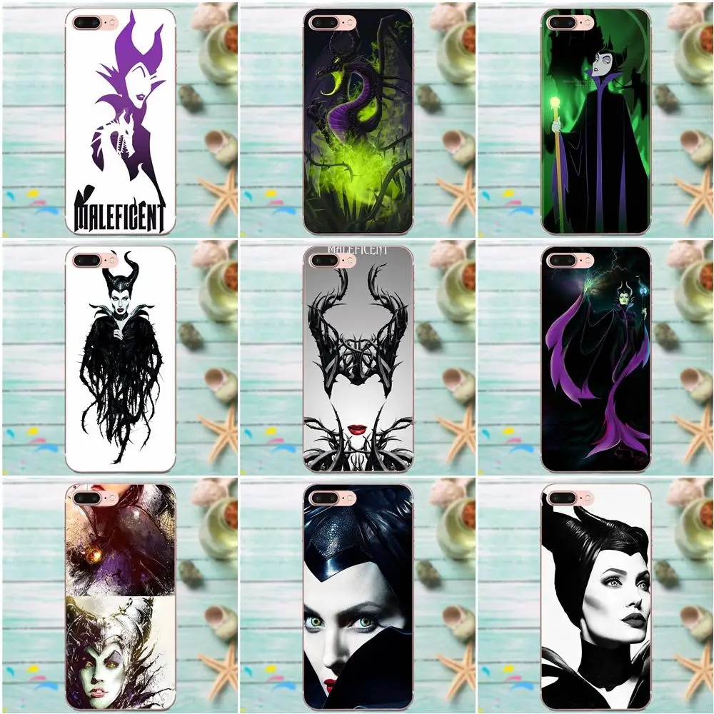 

TPU Mobile Phone For Xiaomi Redmi Mi Note 7 8 9 SE Pro Lite Go Play Maleficent