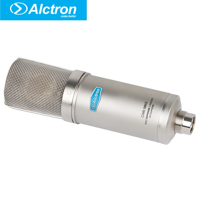 Alctron CM6 MKII конденсаторный микрофон конденсатор кардиоидный большой мембранный конденсаторный записывающий микрофон