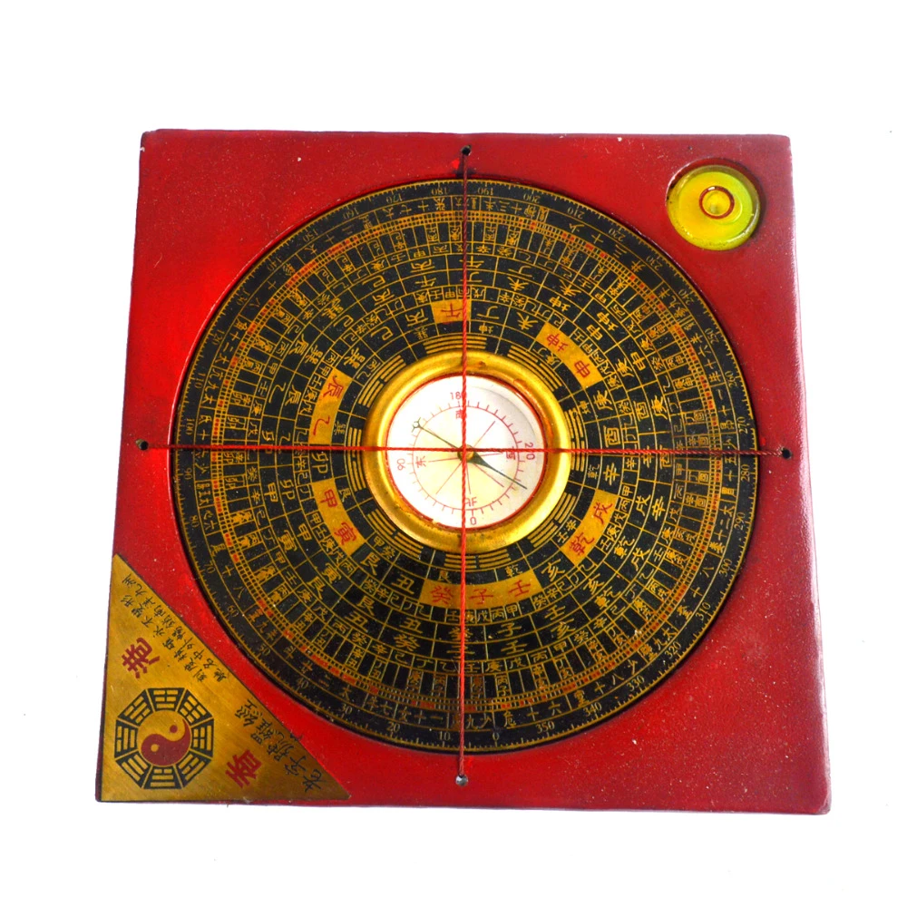 Vintage Feng Shui Luo Pan Chinese Compass W Case J2353 Case Case Pan Pancase C Aliexpress