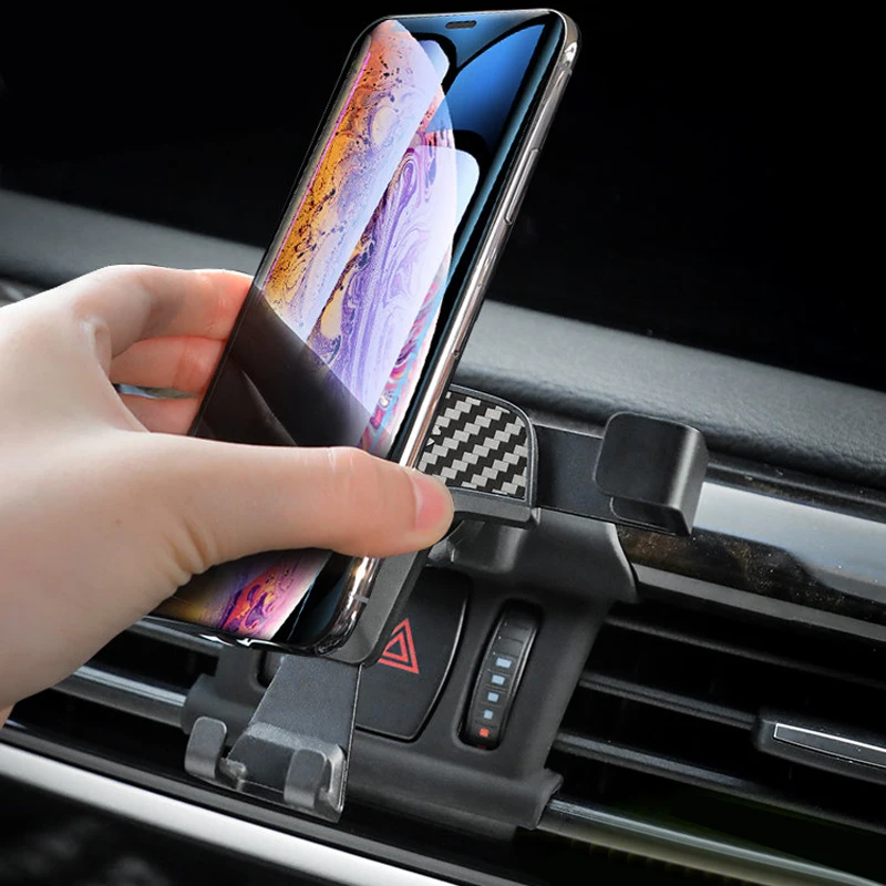 

Mobile Cell Phone Holder Car Dashboard Air Vent Mount Stand Support For BMW X5 F15 2014-2018 / For BMW X6 F16 2015-2018