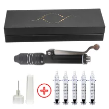 0,3 мл гиалуроновая ручка с 5 шт. шприц не игла Стерильная распылитель гиалурон ручка красота прибор для ухода за кожей против морщин губ лифтинг