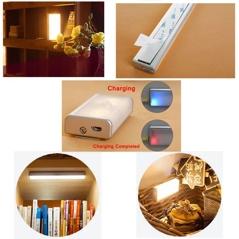 4LED USB Rechargeable LED Night Light Lamp7