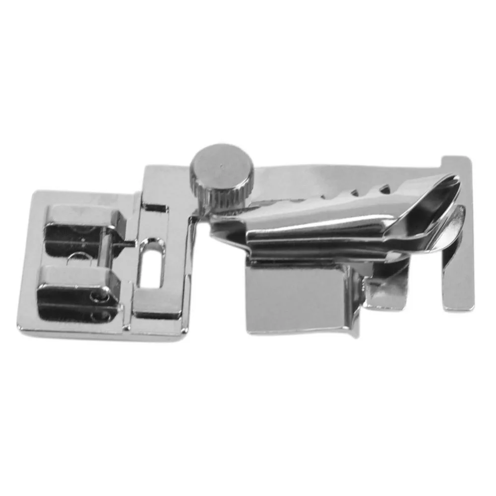 

2016 hot New Stainless Steel Bias Tape Binding Binder Foot Presser Feet For Domestic Sewing Machine Silver Tone