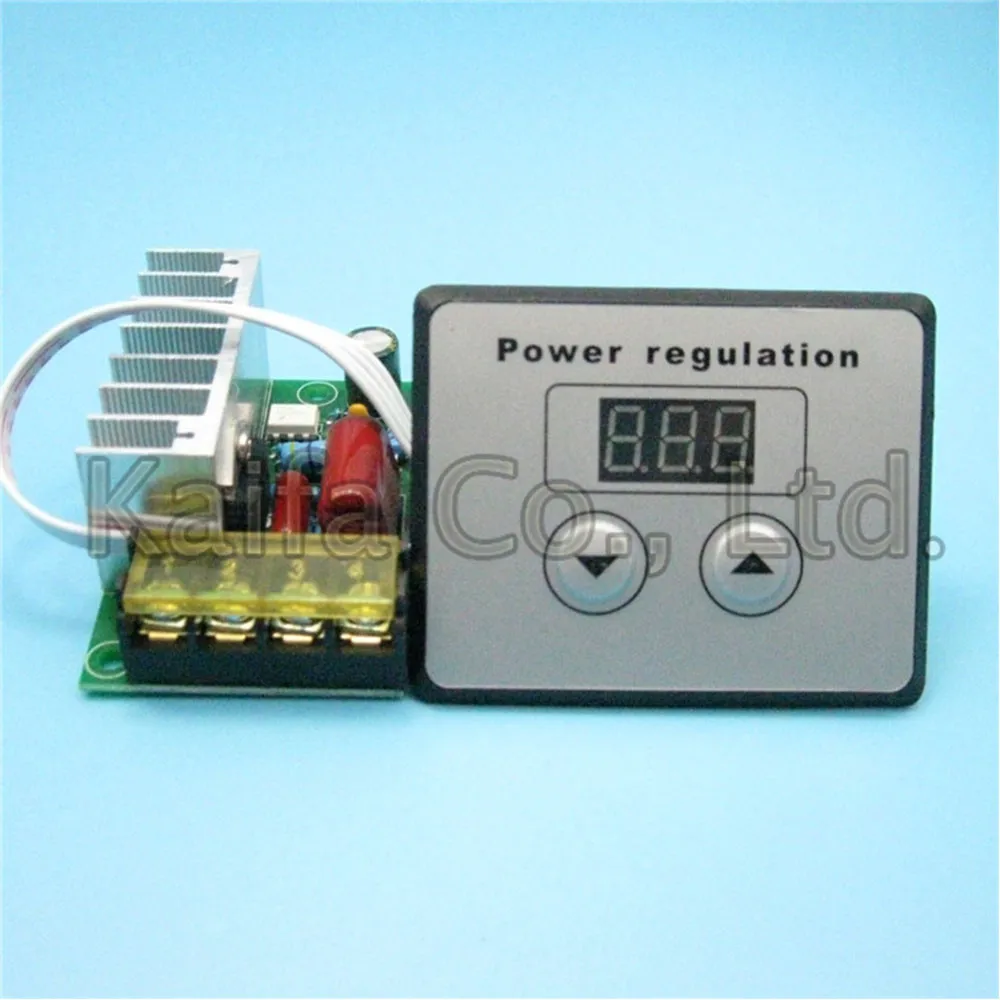 

4000W CNC Thyristor Ultra-high Power Electronic Digital Regulator, Dimming, Speed control, Thermostat + Display