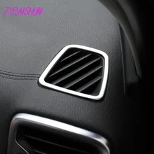 Комплект из 2 предметов. Нержавеющая сталь вентиляционное отверстие отделка Раздельный кондиционер воздуха выход наклейки воздушные наклейки на вентиляционные решетки для Kia Sportage kx5 QL