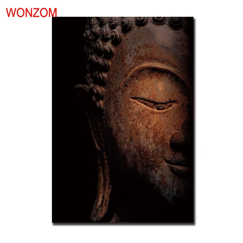 

Buddha Canvas Painting Joss Poster Vintage Zen Wall Christmas Canvas Pictures For Home Decor Meditation Wall Art Quadro Unframed