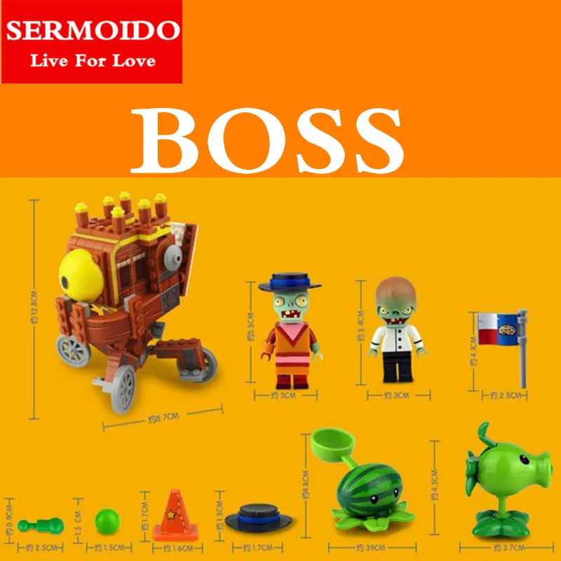 Фигурки конструкторы Растения против Зомби|block toys|building blocks toytoys for |