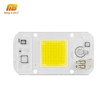 Светодиодный чип с регулируемой яркостью COB, 220 В, 110 В, 20 Вт, 30 Вт, 50 Вт, Smart IC DIY, светодиодный светильник для наводнения, точечный светильник, без водителя, высококачественный светодиодный светильник