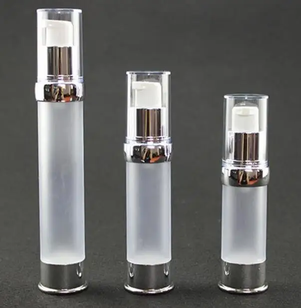 Download 15ml 20ml 30ml Silver frosted Airless Bottle Plastic ... Yellowimages Mockups