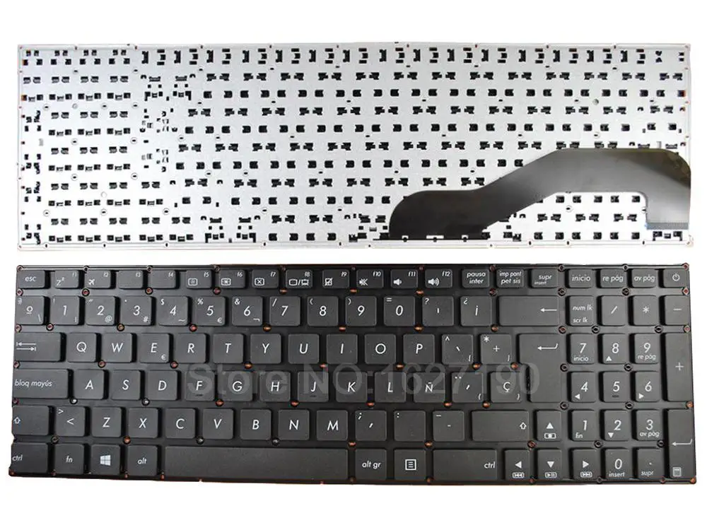 SP/Spanish Laptop Keyboard for ASUS X540 X540L BLACK(without FRAME WIN8) Replacement Repair Notebook Computer Keyboards | Компьютеры и