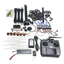 Full Set RC Drone 6-axis Aircraft Kit HMF S550 Frame 6M GPS APM 2.8 Flight Control AT10 Transmitter F08618-Q