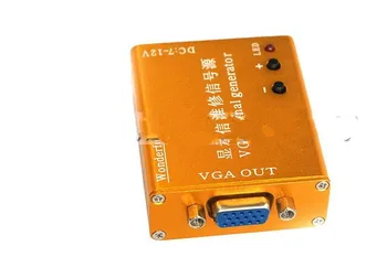 

Portable LCD Monitor Repair Source VGA Multiple Frequency Signal Generator Screen Tester w/ Battery Cable Free shipping