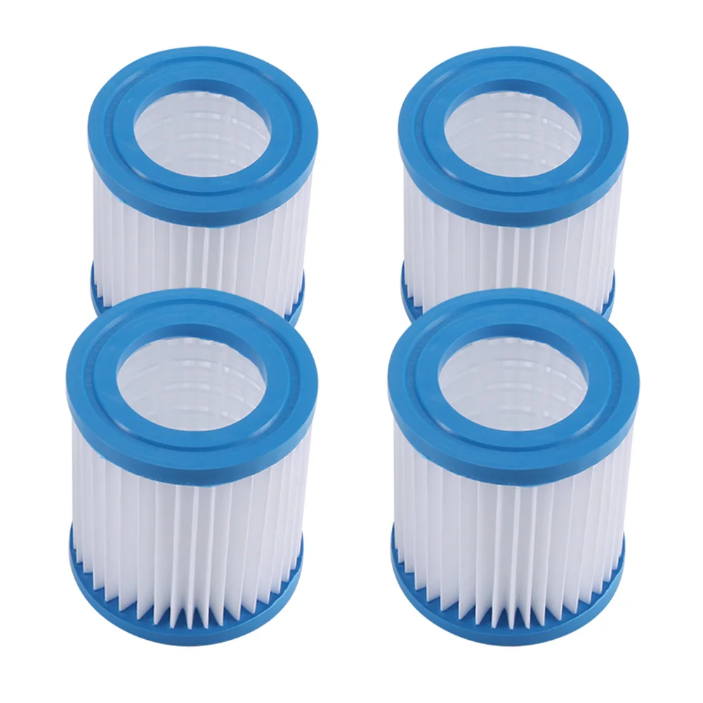

Hot 1/2/4Pcs Filter Cartridges Pump for 300 Gal/hr Swimming Pool Filter Pumps Replacement LFD