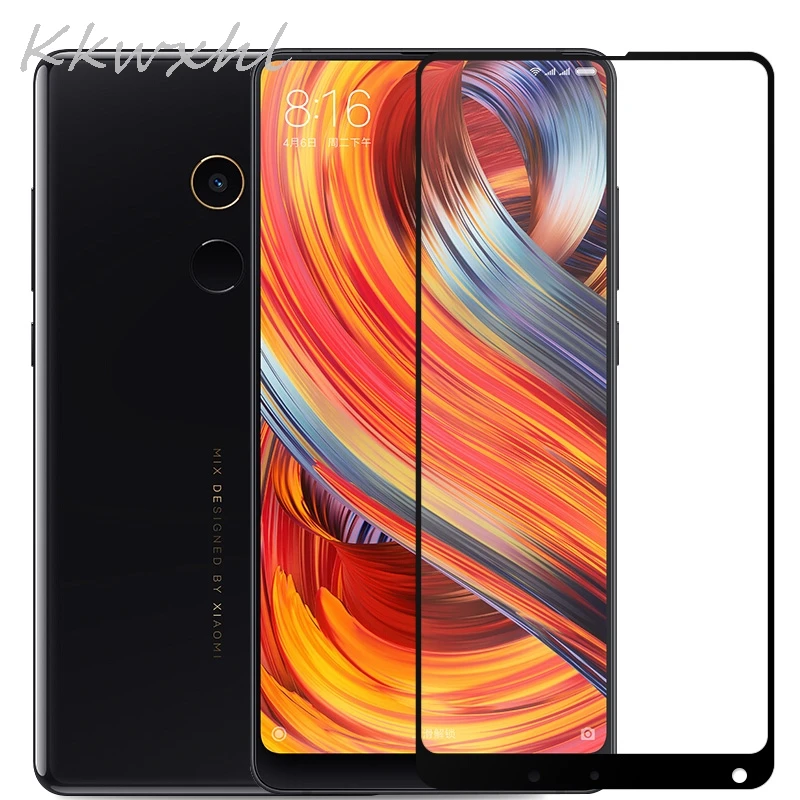 

For Xiaomi Mi Mix 2S Glass Screen Protector Full Cover Armor Tempered Glass Mi Mix 2 mix2 5.99" Global Protective Film