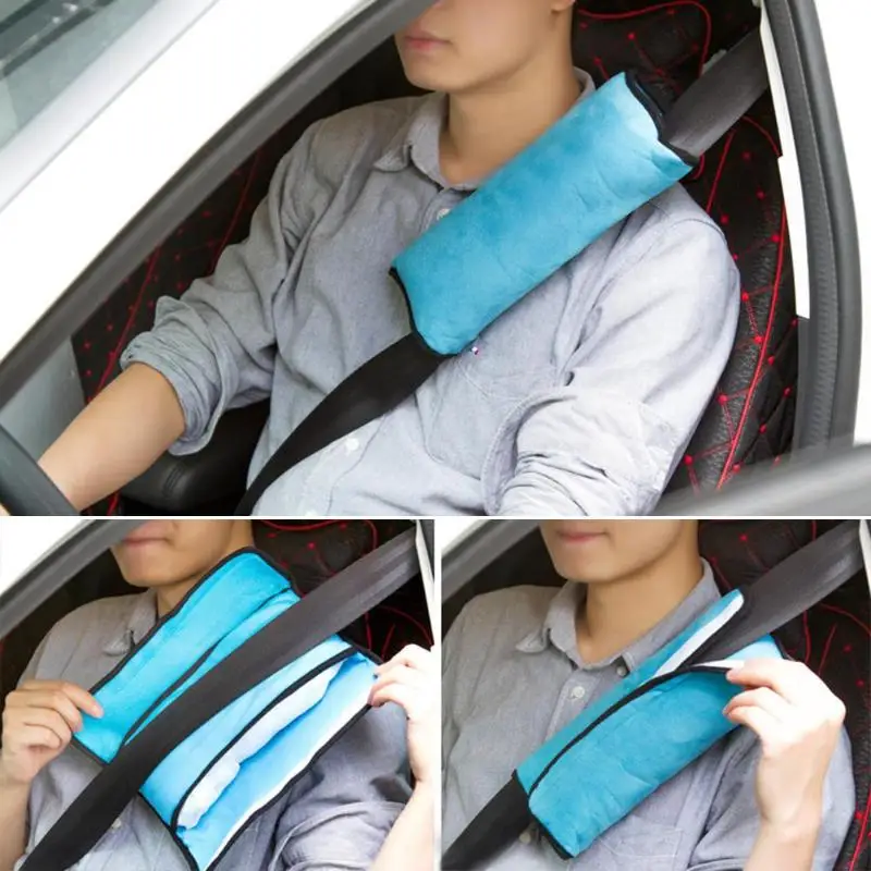 Aishengjia 2pcs Seat Belt Pad Cotton With Car Shoulder Seat Belt Cover Safety For Fr 