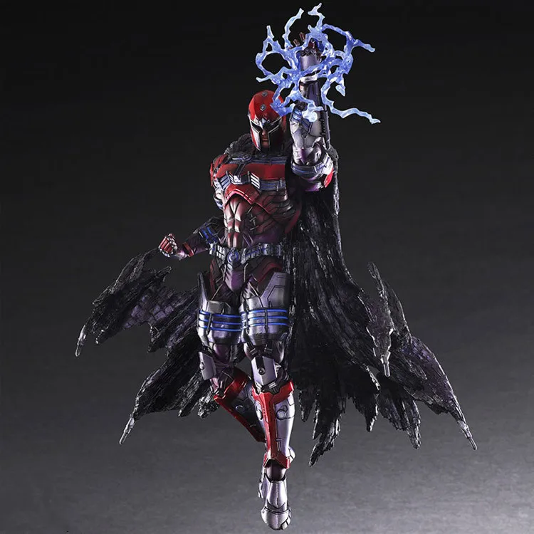 Play Arts Kai X-Men Action Figure Max Eisenhardt 27CM PVC Collection Model Toy X Men X-Men Magneto PA Kai all new x men volume 1 yesterday s x men