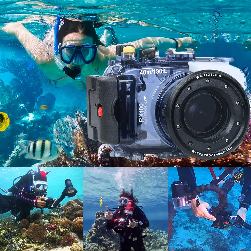 Waterproof Case for Sony RX100 Mark I Photography