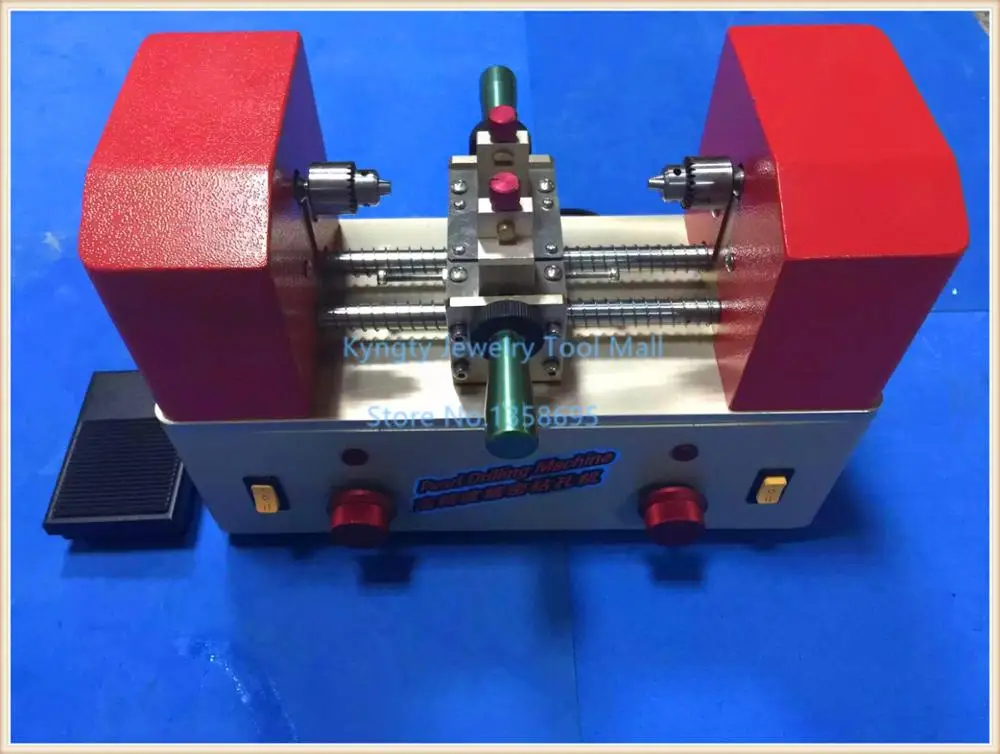 HighQuality220V8000rpmJewelryBeadsDrillingMachineDoubleHead