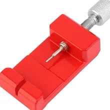 Красный простой ремешок для часов Ссылка съемный инструмент для ремонта с дополнительными 4 шт. Замена наконечников шпильки аксессуары Регулируемая портативная часовая мастерская