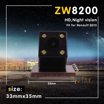 

8200 HD 4 LED lights night vision car Rear View Reverse camera Backup parking Camera 33*35 Fit for Renault 2013
