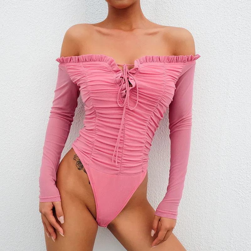 mesh off shoulder bodysuit02