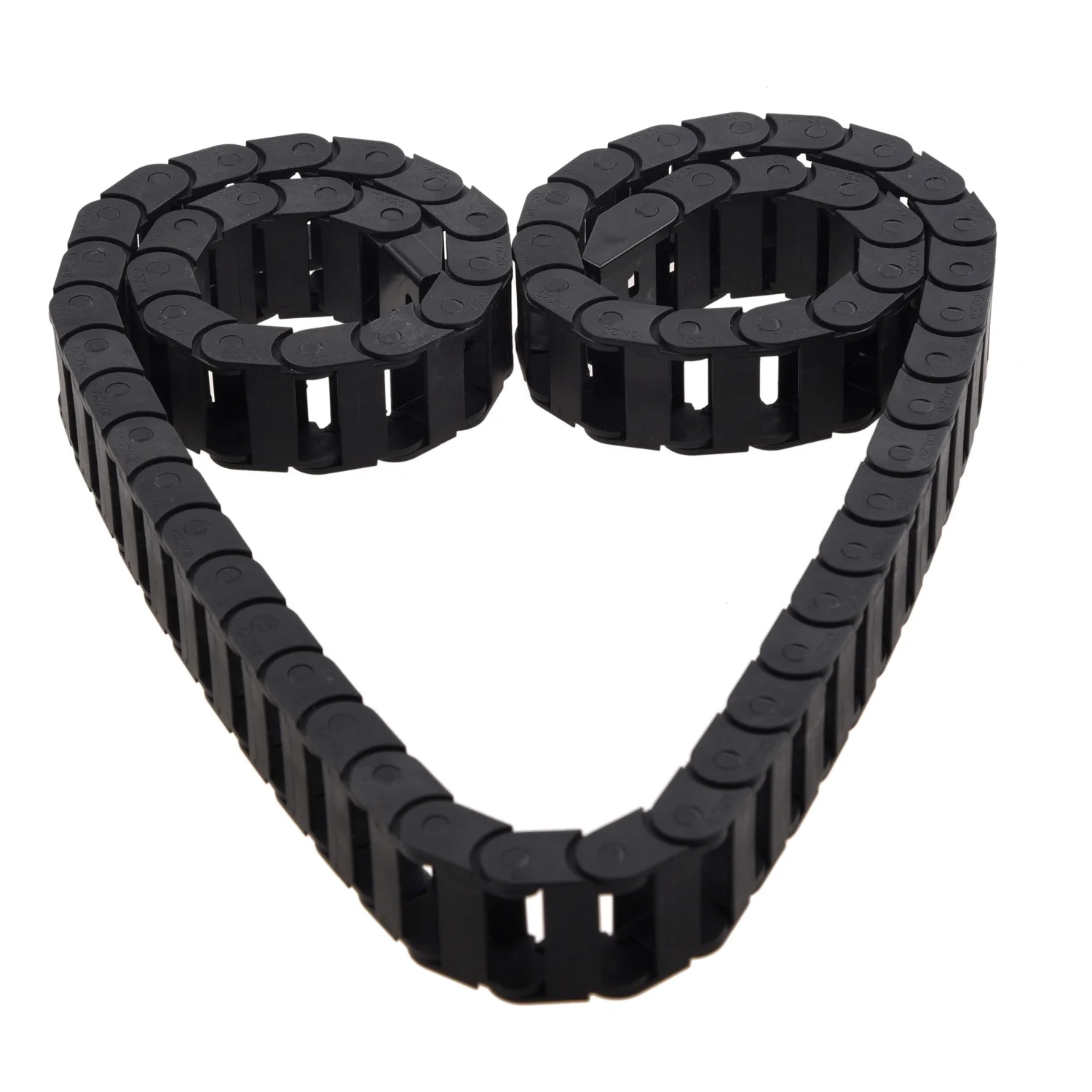

10 x 20mm 1M Open On Both Side Plastic Towline Cable Drag Chain