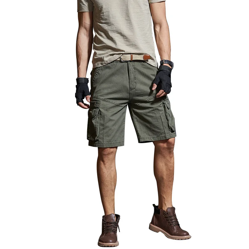 Мужские Шорты хлопковые летние шорты argo мужские военные армейские тактические шорты Hombre высококачественные пляжные шорты Рабочая одежда