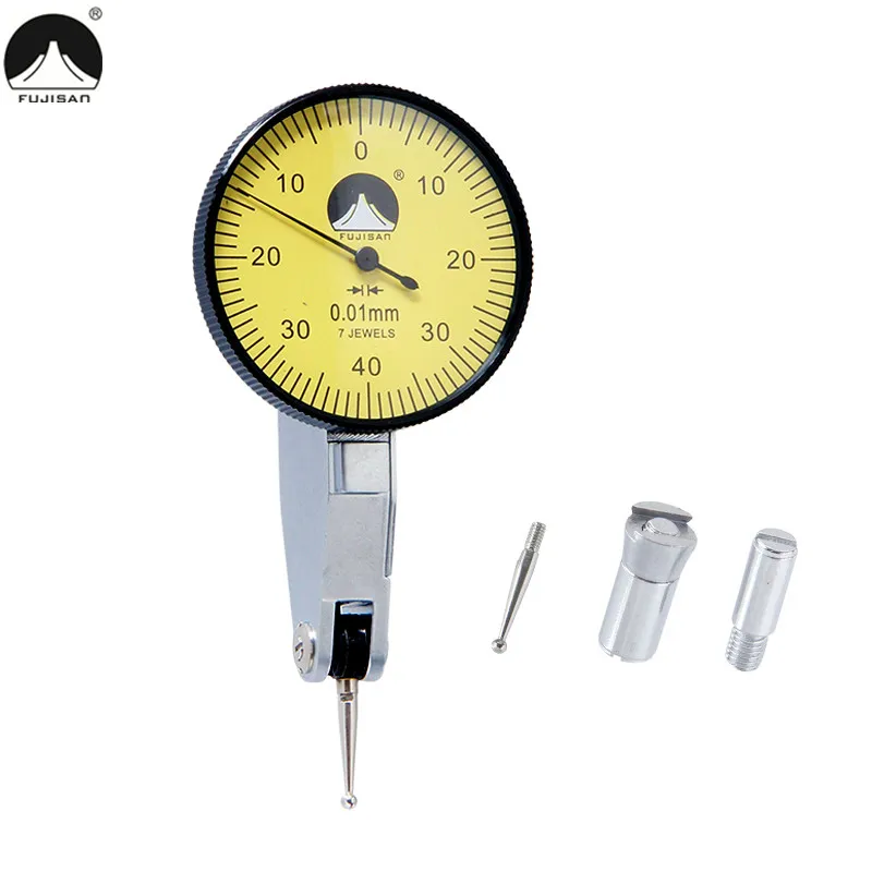 FUJISAN индикатор набора 0-0,8 мм/0,01 мм Циферблат Тесты индикатор набора Тесты датчик противоударный 7 Jewels измерительные инструменты