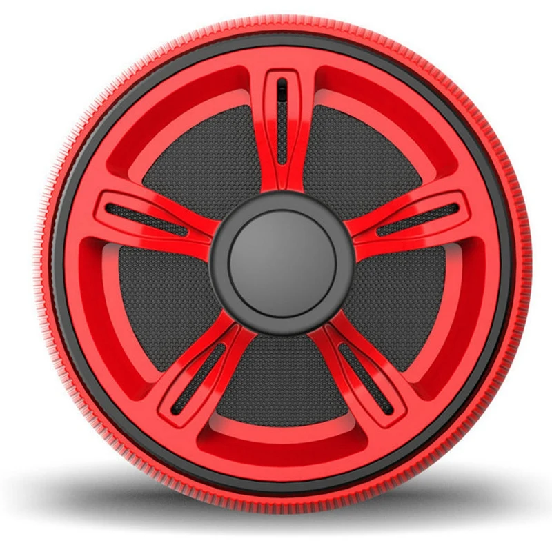 Красный большой Тихий Tpr брюшного колеса ролик тренажер оборудования для фитнеса тренажерный зал домашние упражнения Бодибилдинг Ab ролик