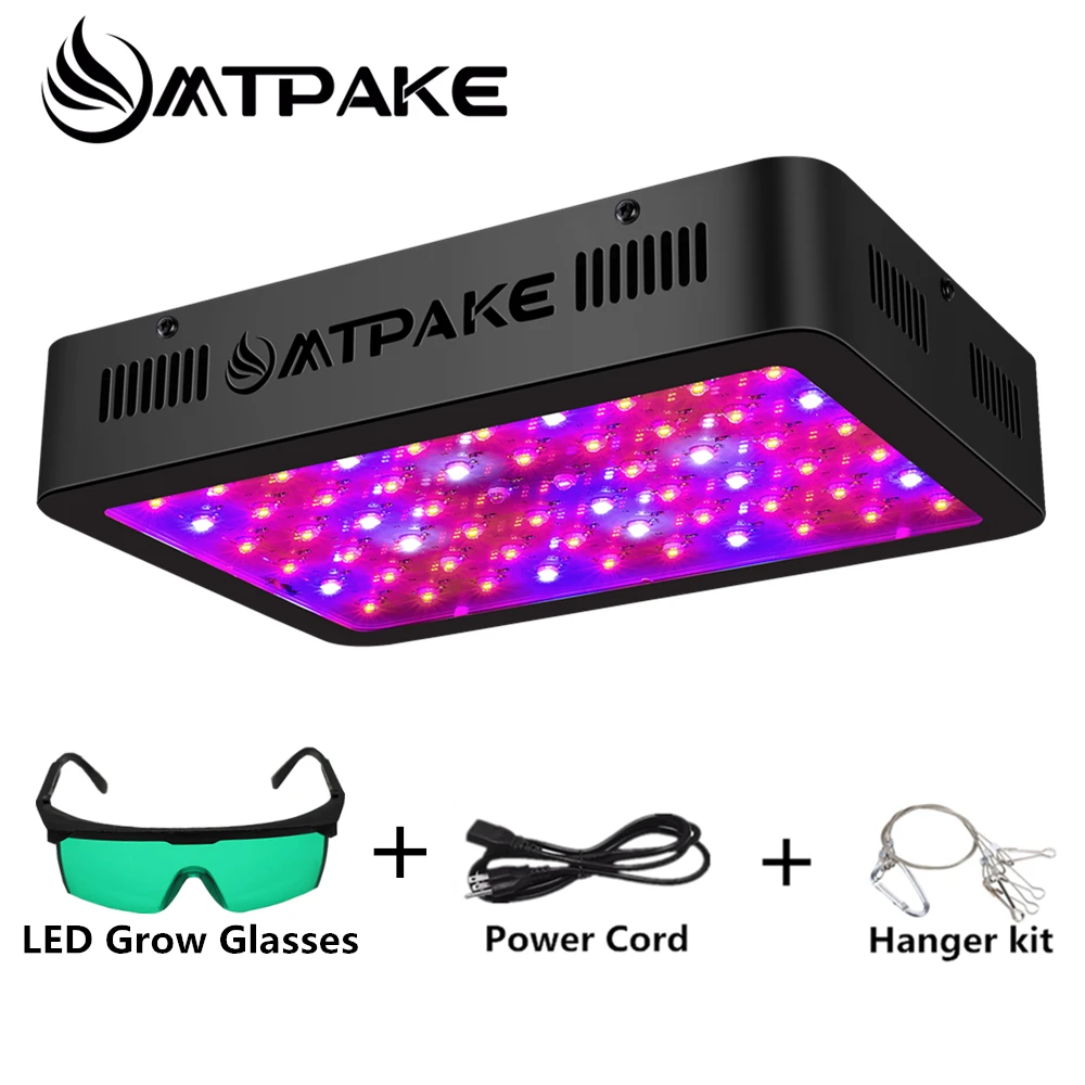 

MTPAKE 600W Led Grow Light Double Chips Full Spectrum Greenhouse Grow Tent Plants Vegetables and Flowering Growing