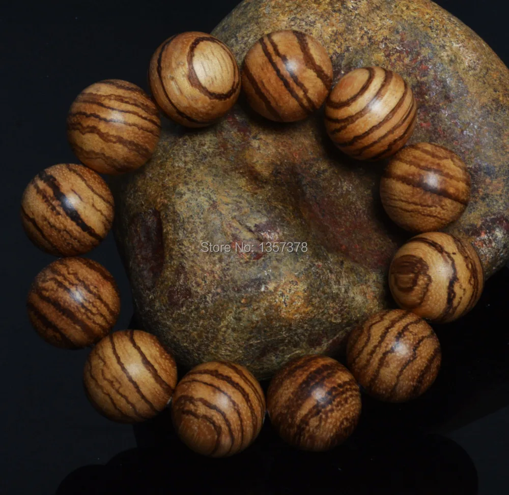 

shitou 00405 20mm indonesia aloeswood borneo kalimantan agarwood bracelet mala prayer bead