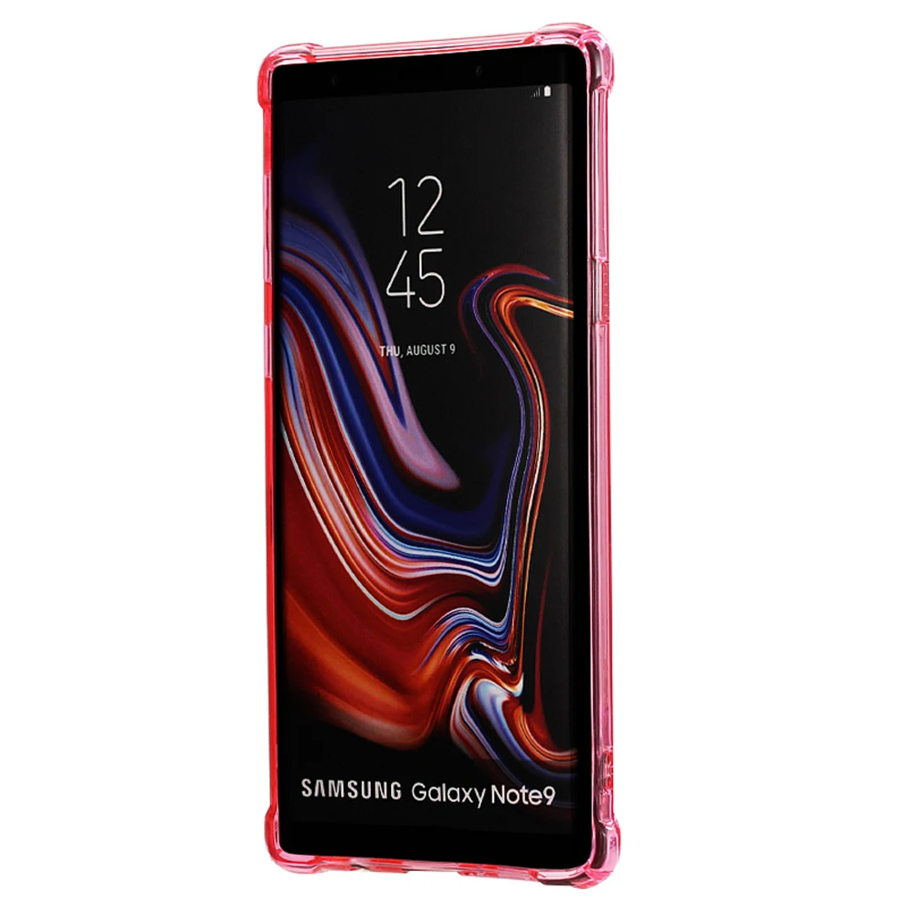 ITEUU Note9 Note8 воздушная подушка TPU PC противоударный чехол для samsung Galaxy Note 9 8 чехол s прозрачная задняя крышка противоударный