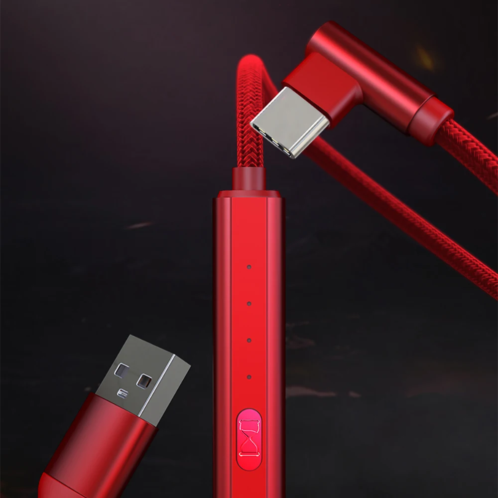 2 шт./упаковка USB кабель с выключателем и светодиодным таймером|Кабели для