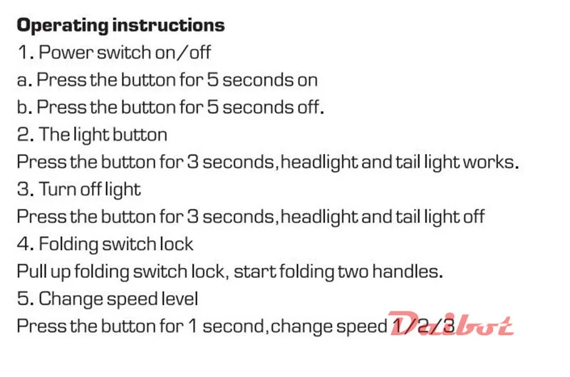 Daibot Portable Electric Scooter Two wheel Electric Scooters Motor 200W 5 inch Mini Foldable Kick Scooter For Adults (1)