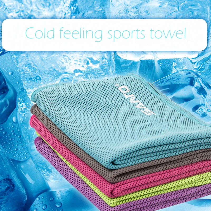 

Creative Summer Ice Cooling Towels Cool Gym Sports Towel for Basketball Absorbent Microfiber Fabric Fast Absorbant