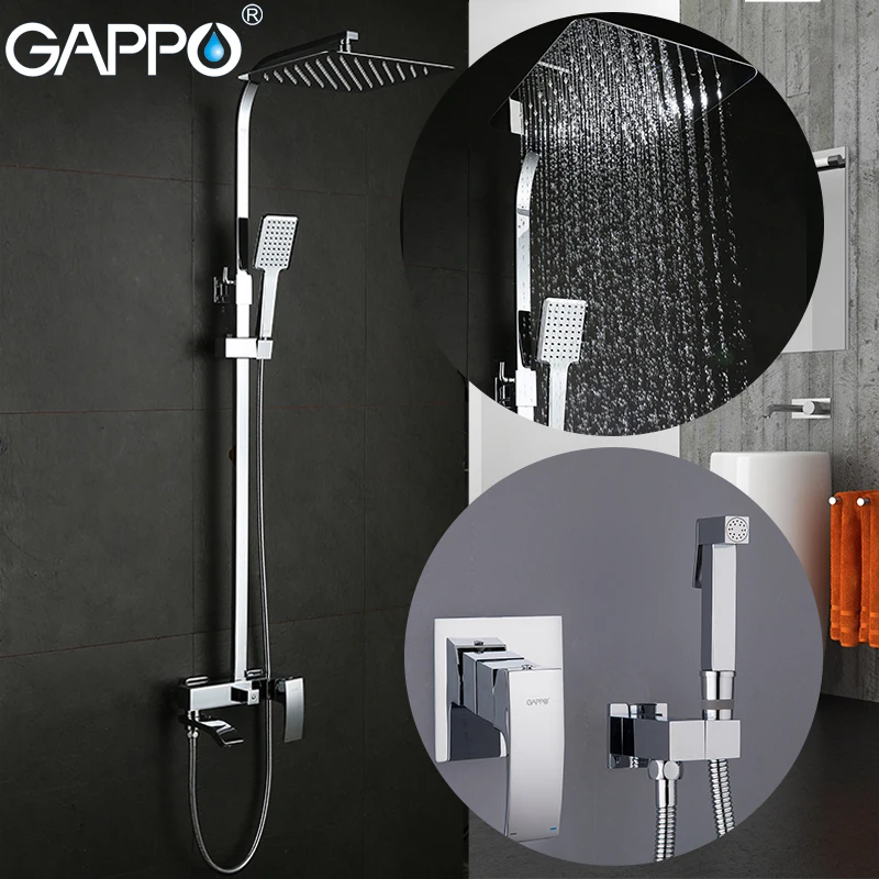 

GAPPO bidet Faucets shower faucet wall mount bidet faucet Rainfall shower mixer tap