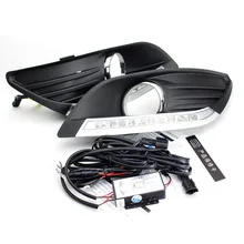 Car LED Light Sourcing External light LED Daytime running light DRL with fog lamp cover