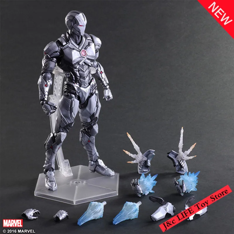 

Play Arts Kai Iron Man Super Hero Age of Ultron Tony Stark Hulkbuster PA 27cm PVC Action Figure Doll Toys Kids Gift Brinquedos