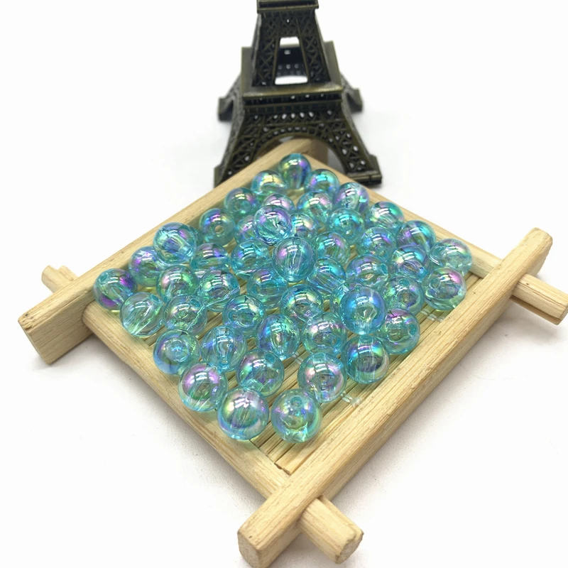 

New 8mm 50pcs AB Round Spacer Loose Beads DIY Jewelry Making Necklace Bracelet Earring Accessories#10