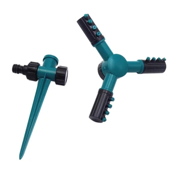 

360 Degree Automatic Rotating Lawn Sprinkler Tandem Insert Needle Nozzle Garden Sprinklers Sprinkling Irrigation Garden System