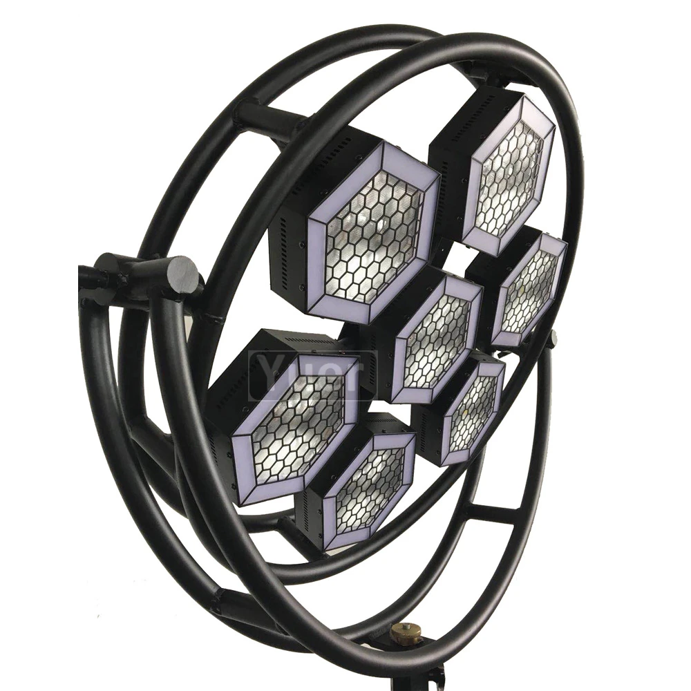 7 Halo Hexa LED SMD RGB 3в1 пиксельный световой прожектор ТВ студия станция Dj диско сцена