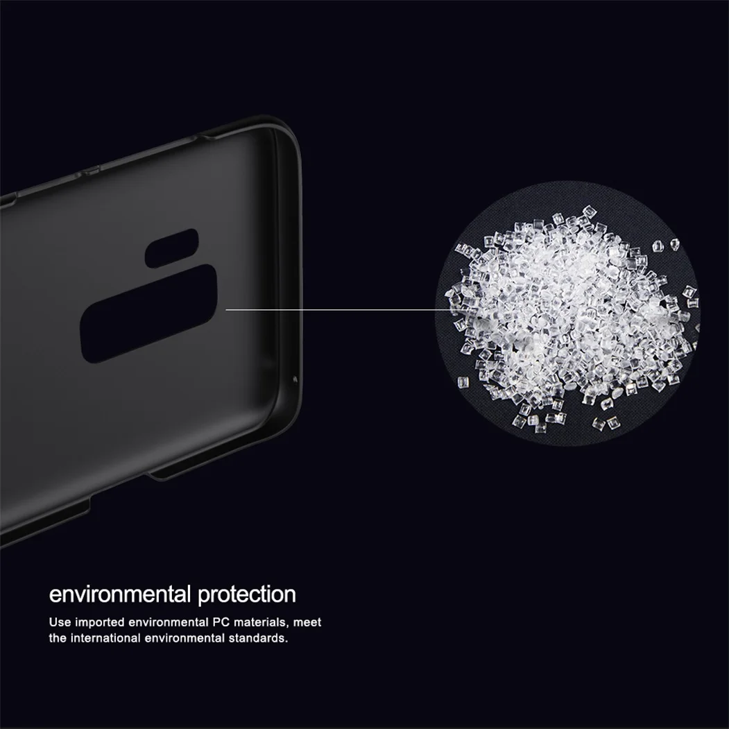 Для samsung Galaxy S8 S9 S8+ S9+ Plus чехол из натуральной кожи Nillkin чехол Супер матовый защитный жесткий чехол для задней панели из поликарбоната для samsung S9 Plus чехол