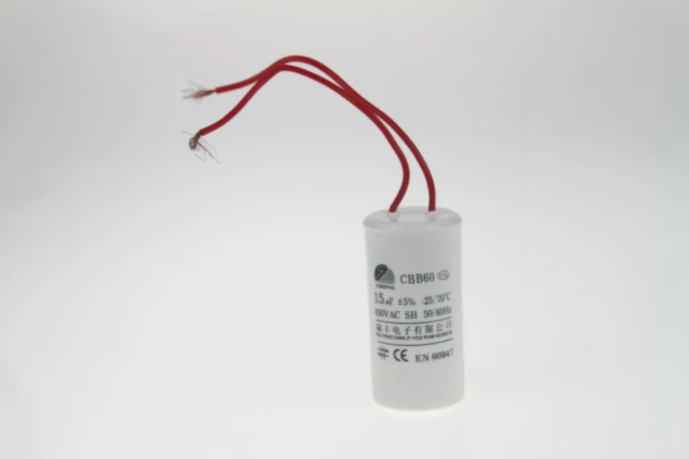 refrigerator compressor run capacitor CBB60 capacitor 10uf 450vin