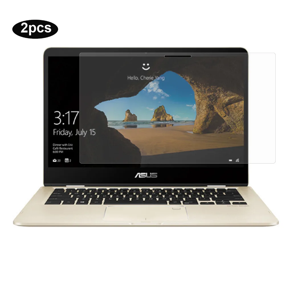 Cartinoe 14 дюймовая защитная плёнка для экрана ноутбука для Asus Zenbook Flip 14 Ux461un мкА фильтр для экрана ноутбука G мкА rd пленка, 2 шт