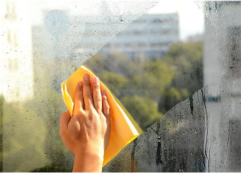 

20*30cm Polyester Cleaning Towel Multifunctional Deerskin Wipes Towel Leather Soft Wash Towel Cleaning Bathroom Help Cleaner