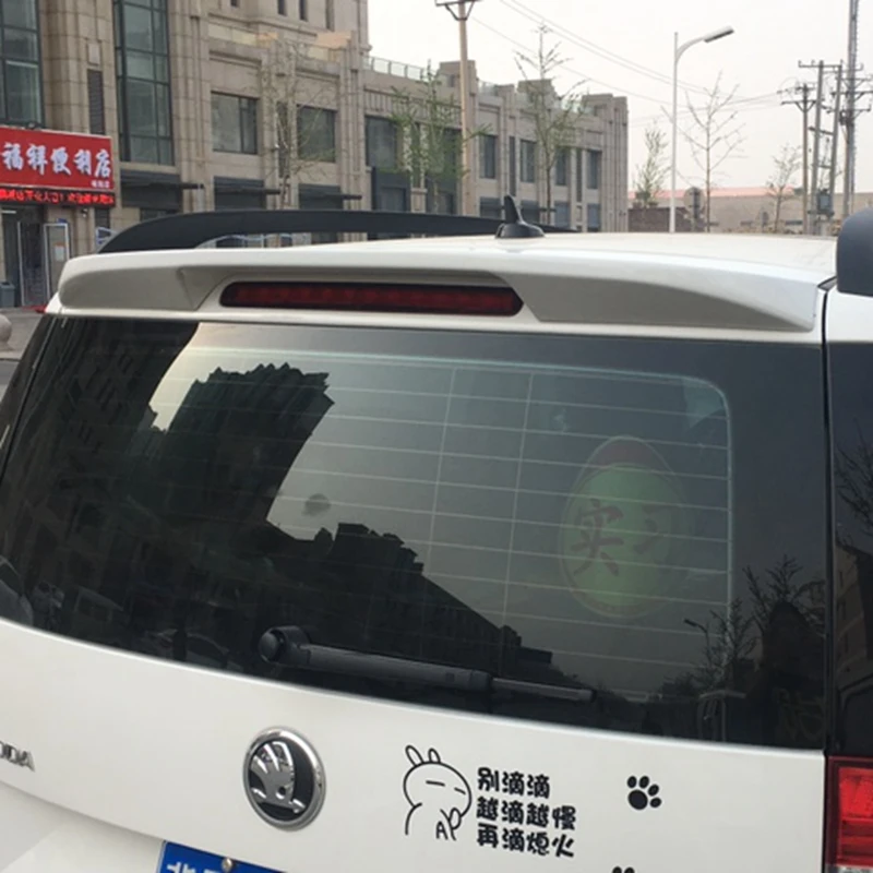 

use for skoda yeti spoiler 2013-2017 yeti spoiler High Quality ABS Material Car Rear Wing Primer Color spoiler for skoda yeti