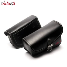 Triclick Left Right Side Saddle font b Bag b font Black font b Motorcycle b font